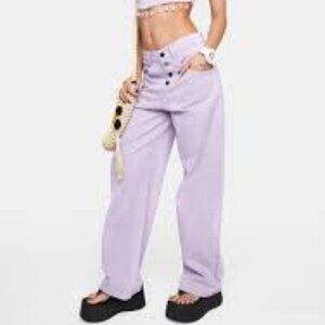 Cute Mistake Long Island Boyfriend Jeans Purple/Size S